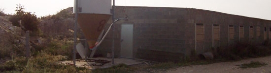 Silo en granja porcina