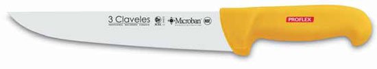 Cuchillo carnicero 18 cm amarillo Cuchillo carnicero 18 cm amarillo