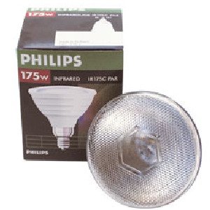 Bombilla infrarroja PAR Philips, blanca, 175 watt (12 uds.) Bombilla infrarroja PAR Philips, blanca, 175 watt (12 uds.)