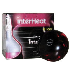 Bombilla Interheat 150 watt, roja, 2 unidades Bombilla Interheat 150 watt, roja, 2 unidades