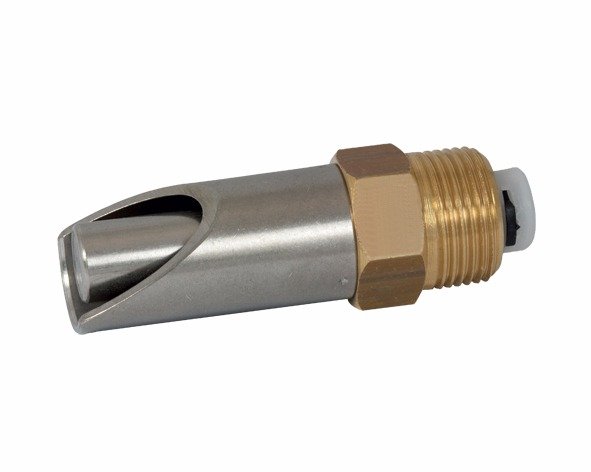 Chupete 1/2 cerdos, 63 mm, Inox/Laton Chupete 1/2 cerdos, 63 mm, Inox/Laton
