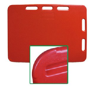 Tablero para arrear, 106 x 76 x 2,5 cm, rojo