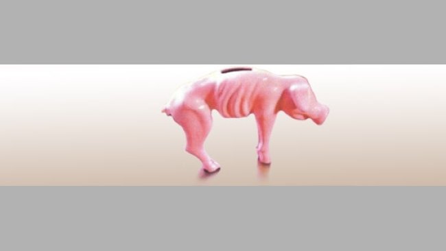 Cerdito hucha flaco