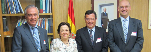 Juan Carlos Castillejo, Pilar Farjas, Emilio Gil y Santiago de Andrés.