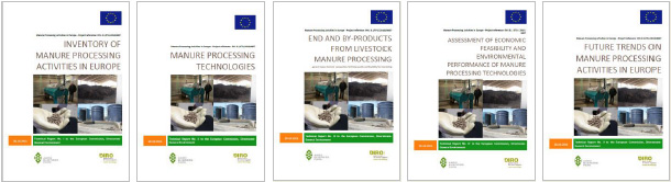 Publicados los 5 informes del proyecto Manure processing activities in Europe