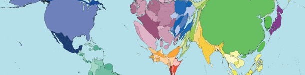 Proporción de producción de carne por países.