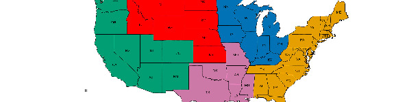 Regiones veterinarias del USDA-APHIS