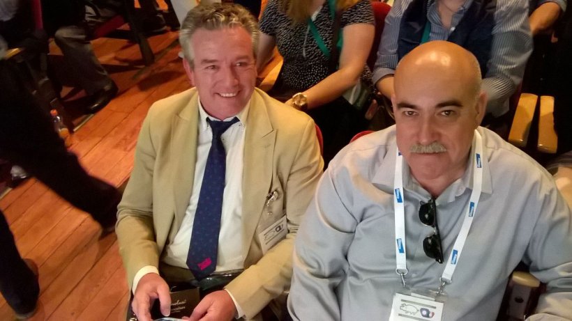 Antonio Palomo con Don Juan Grand&iacute;a 1