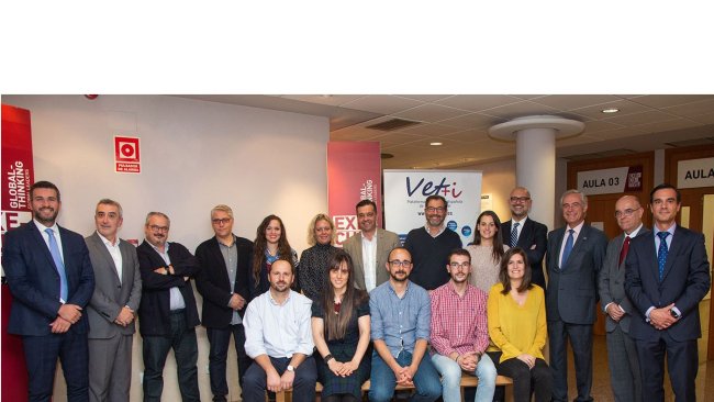 Responsables de Vet+i, ESIC y los alumnos participantes.