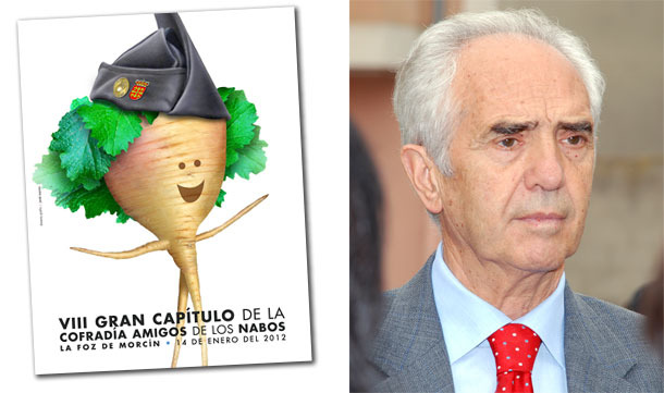 Miguel Olmos en nombre de Monte Nevado, ha resultado elegido para ser nombrado Cofrade de Honor en la Cofradía de los Nabos de La Foz de Morcín