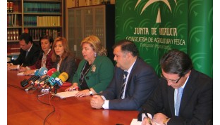 La consejera durante el acto de presentación en Córdoba