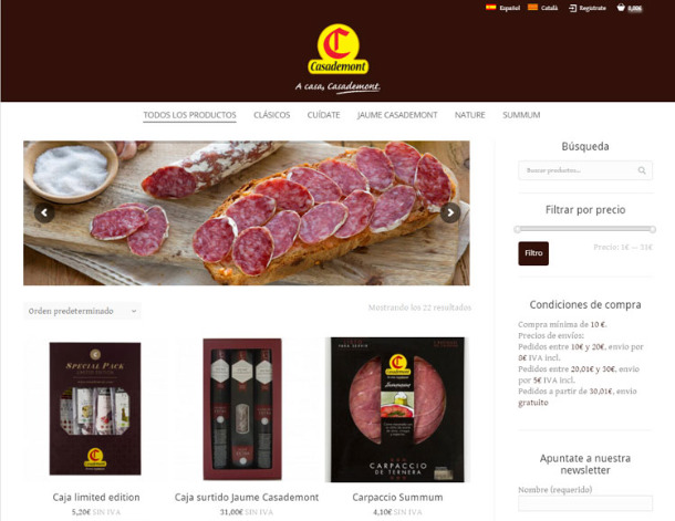 Tienda Online Casademont