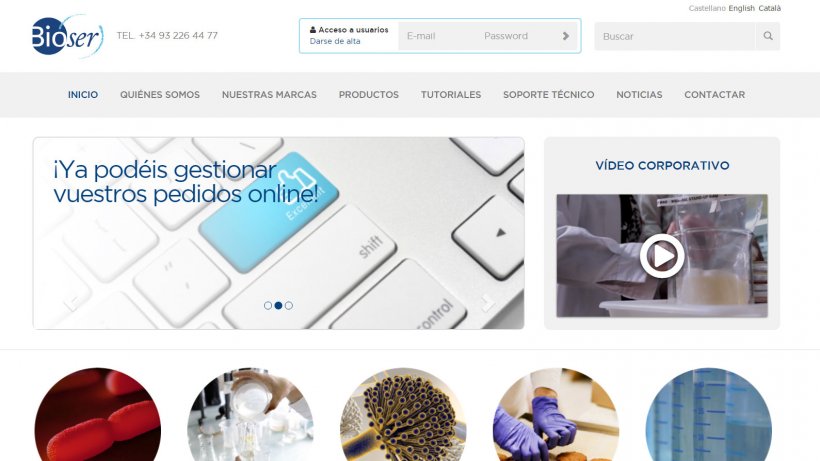 Nueva imagen web de Bioser