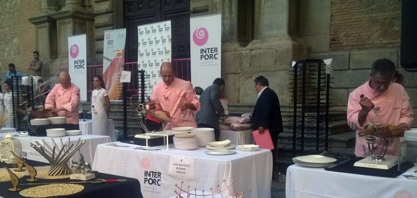 Gran Final del Concurso Nacional INTERPORC SPAIN de cortadores de jam&oacute;n curado.

