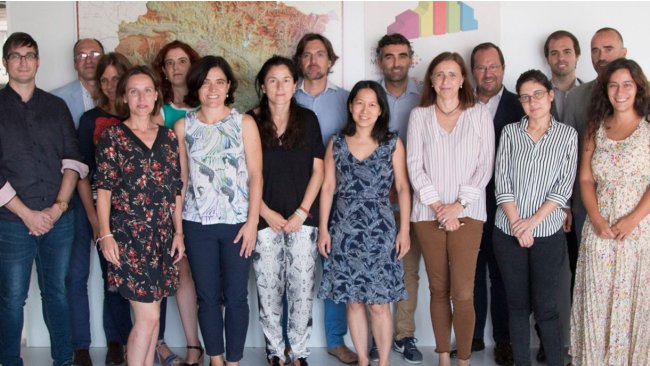 Miembros del equipo Food Start Tech Corporate formado por representantes de las empresas Grupo Helios, Grupo Apex, Borges, Aceitunas Guadalquivir, Grupo Riberebro, Florette, Palacios, Grupo AN, Azucarera y Mahou, San Miguel.