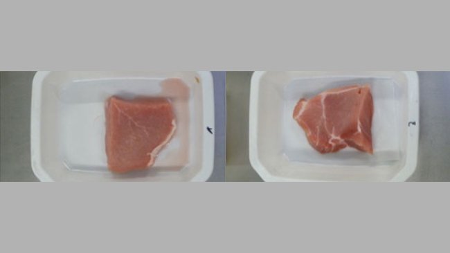 Envasado carne fresca