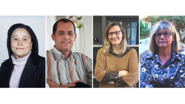 De izquierda a derecha: M. Ángeles Calvo, Lorenzo José Fraile, Natàlia Majó, Maite Martín.