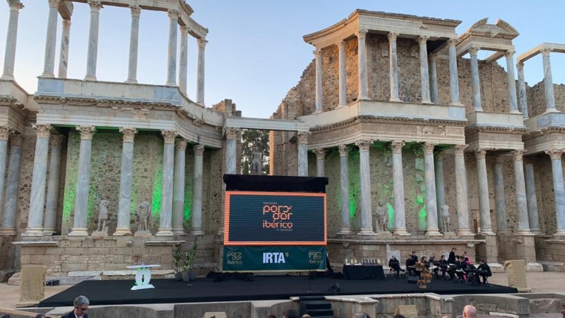 Los 32 Premios Porc d&rsquo;Or Ib&eacute;rico 2022 se han entregado en el Teatro Romano de M&eacute;rida.
