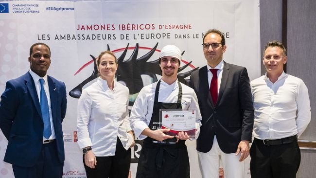 Maic Rovira, ganador de la II edición de la Final Internacional de Corte de Jamón Ibérico 2023.