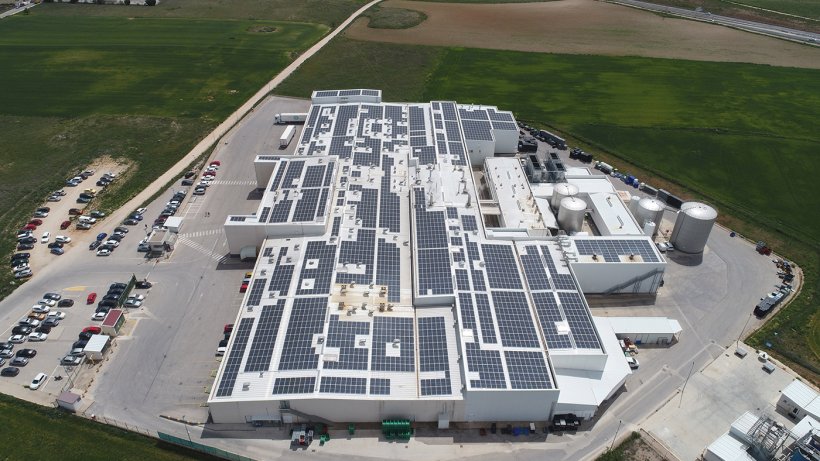 Foto aérea de la fábrica de elaborados de Tarancón.