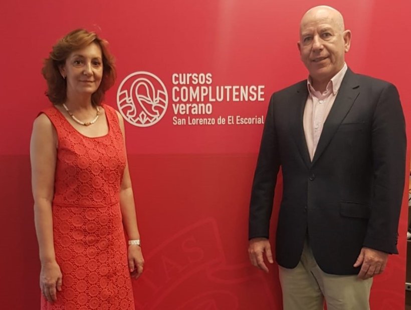 Alberto Herranz (INTERPORC) y María de la Montaña Cámara (UCM)