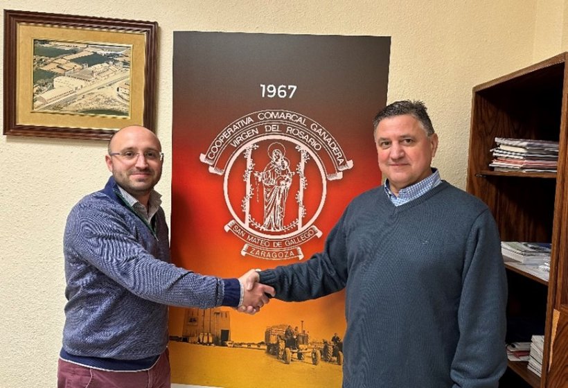 Director General de Hendrix Genetics Swine España: José María Requejo // Director General Cooperativa Virgen del Rosario: Enrique Bascuas