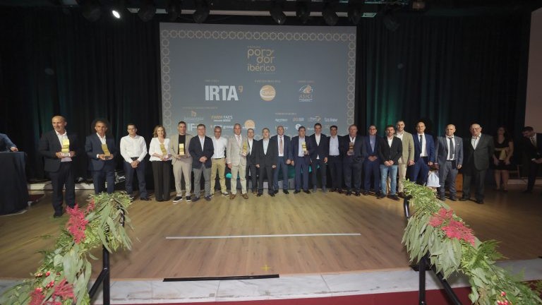 Foto de los premiados de la edición 2023 de los Premios Porc d’Or Ibérico.