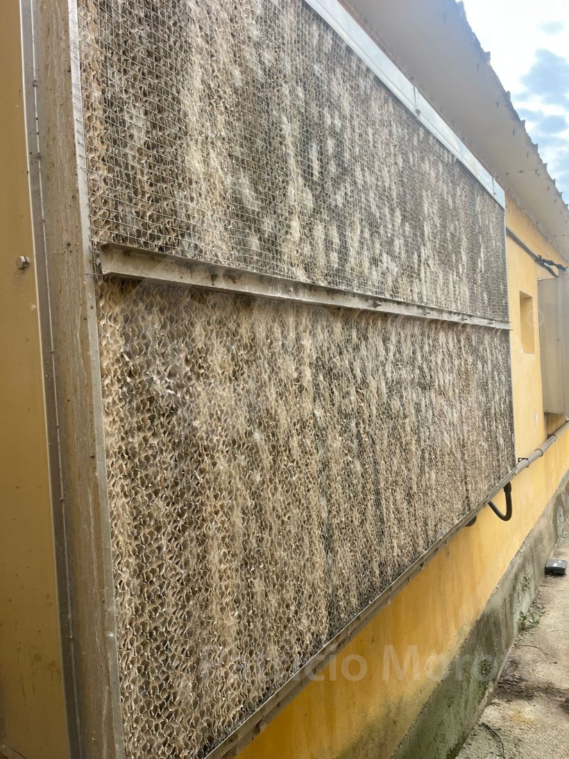 Foto 2. Panel cooling obstruido.