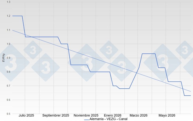 Precio de la cerda en Alemania - VEZG - Canal
