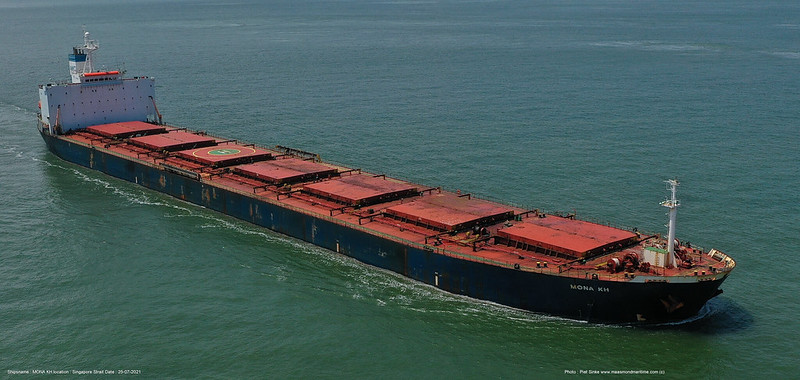 Barco capesize. Fuente: Piet Sinke, v&iacute;a Flicr