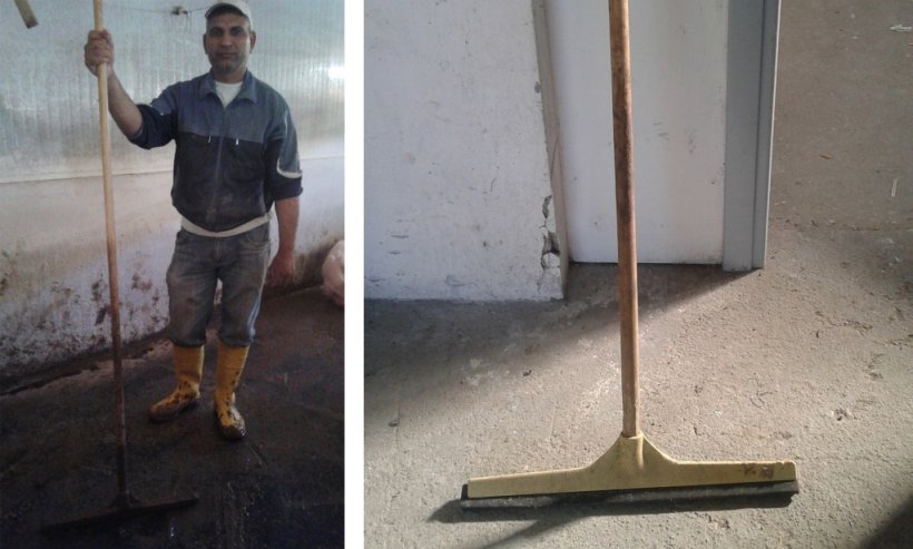 Raclette industrielle.
