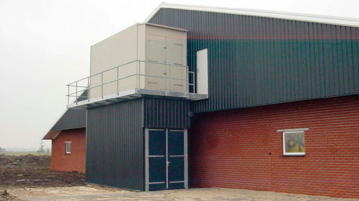 Figure 2: Purificateur biologique d'air de l'&eacute;levage
