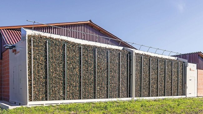 L’évacuation à l’air libre est effectuée après un passage par une paroi de racines d’arbres.