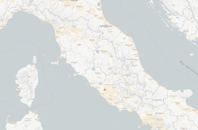 Localisation du cas confirm&eacute; de peste porcine africaine. Source : OIE.
