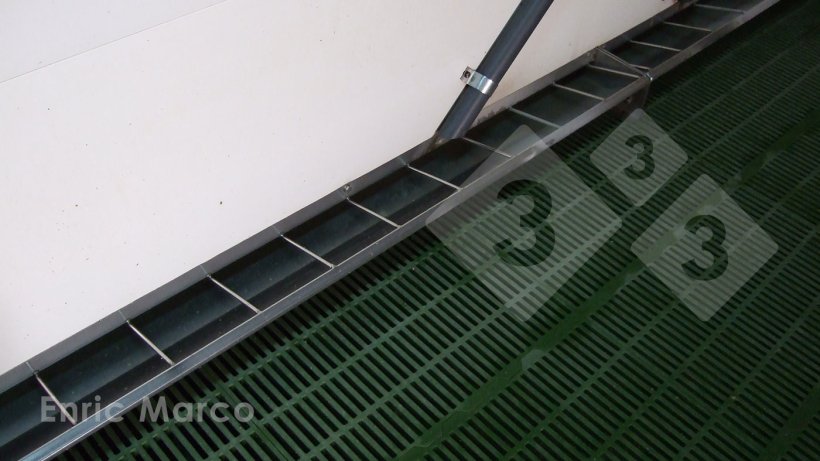 Photo 1. Salle de sevrage propre.