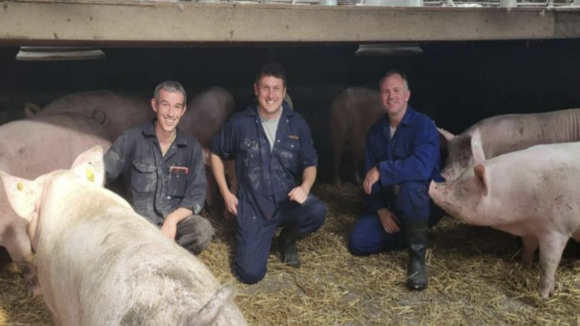 Kevin Scott, Directeur des unit&eacute;s Park &amp; Top, Jamie Wyllie, propri&eacute;taire de Ruchlaw et Graham Dolan le Directeur G&eacute;n&eacute;ral
