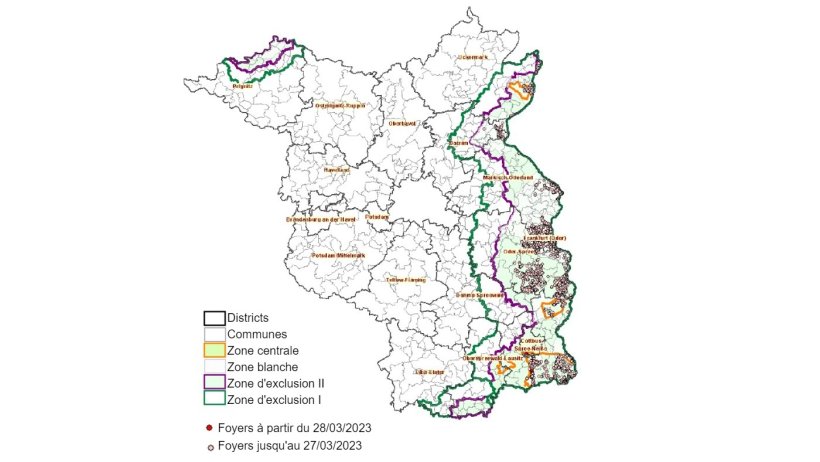 Situation générale dans le Land du Brandebourg (au 5 avril 2023)