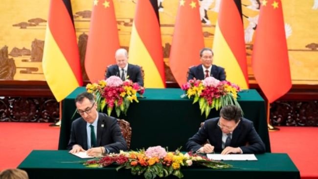 Allemagne et Chine signent deux accords bilatéraux sur les exportations agricoles allemandes