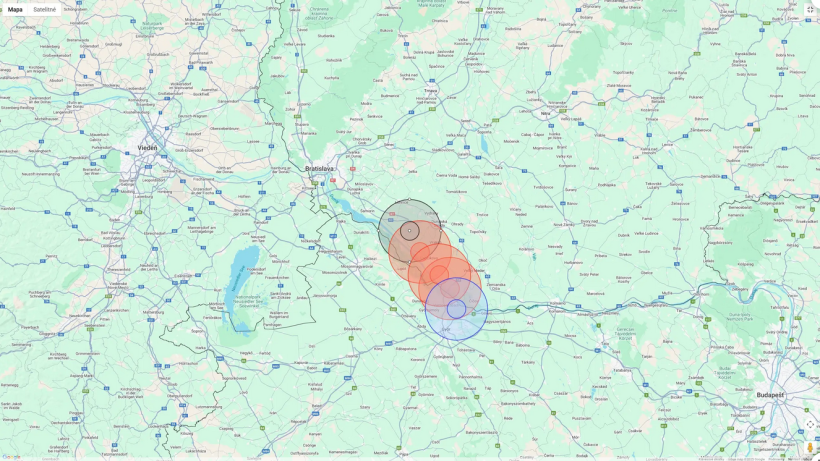 Foyers de fi&egrave;vre aphteuse confirm&eacute;s en Slovaquie, mis &agrave; jour au 25/03/2025.
