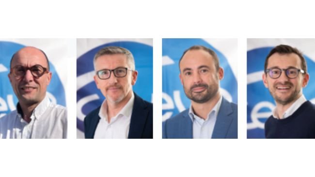 De gauche à droite : Stéphane Gobbi, Christophe Poac, Thibaut Cauderlier et Simon Mouchel.