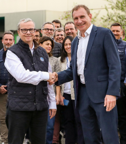 Marc Prikazsky - Sébastien Huron président exécutif - directeur général Ceva Santé Animale.