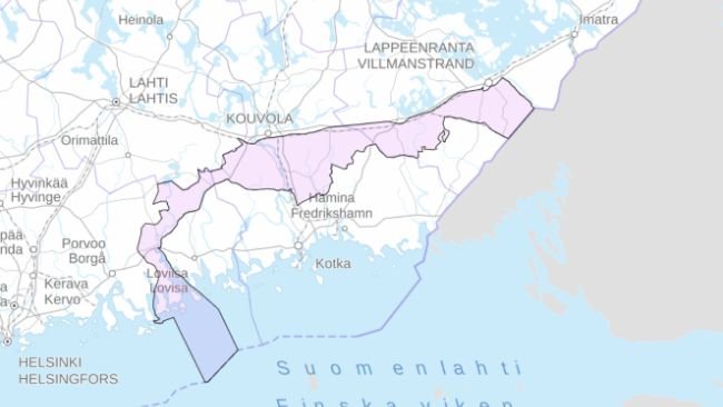 New ASF restricted zone in Finland. Source: Finnish Food Authority