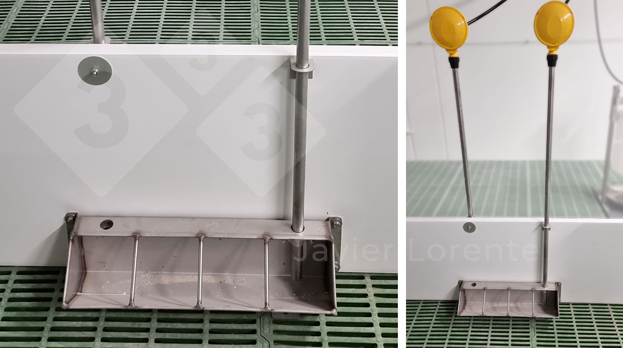 <p>Photo 4. Large drinking trough with water level valve.</p>
