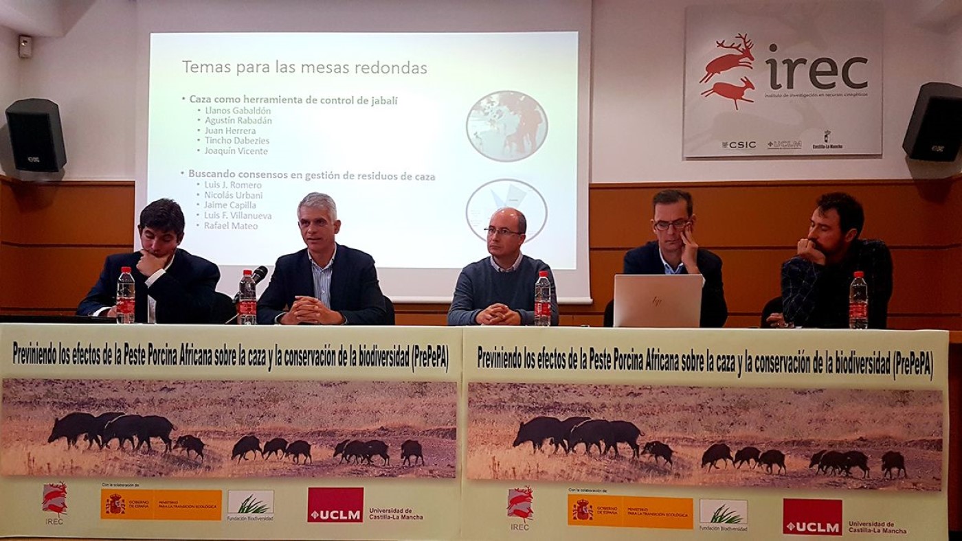 Mesa redonda en la Jornada <em>PrePePA</em> celebrada el 28 de noviembre de 2019 en el IREC.