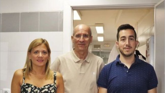 Dolores Pérez Marín, Emiliano Jesús De Pedro Sanz y Juan Manuel Cáceres Nevado, investigadores del estudio.