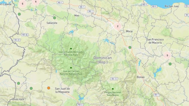 Mapa de los focos de PPA confirmados por la OIE. Fuente: OIE via ©OpenStreetMap contributors, https://www.openstreetmap.org/copyright