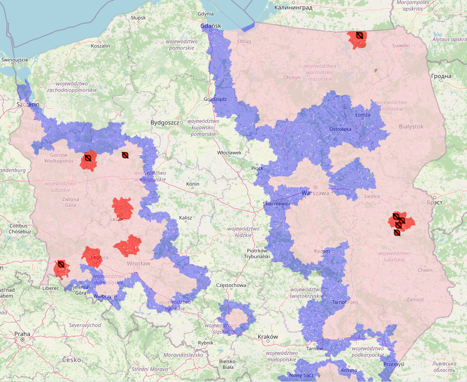 <p>Map of ASF outbreaks and current zoning</p>
