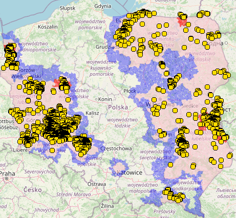 <p>ASF cases in wild boars from the beginning of 2023. Source: GIW</p>
