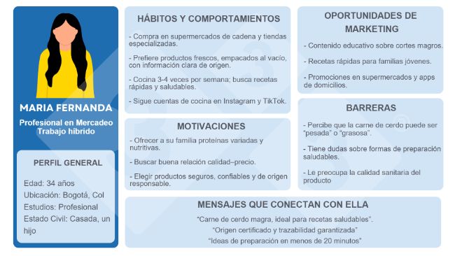 Figura 1. Ejemplo de Buyer Persona
