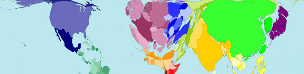 Mapa de consumo de carne mundial
